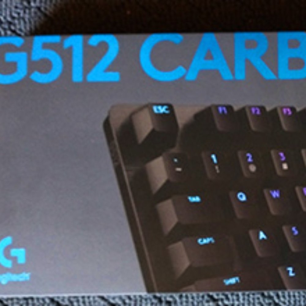 New in (sealed) box - LOGITECH G512 CARBON GAMING KEYBOARD - GX BLUE CLICKY